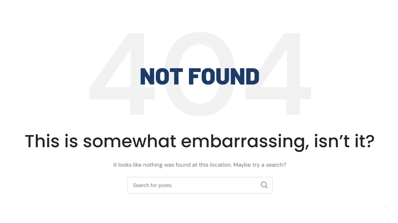 technology SEO - 404 error