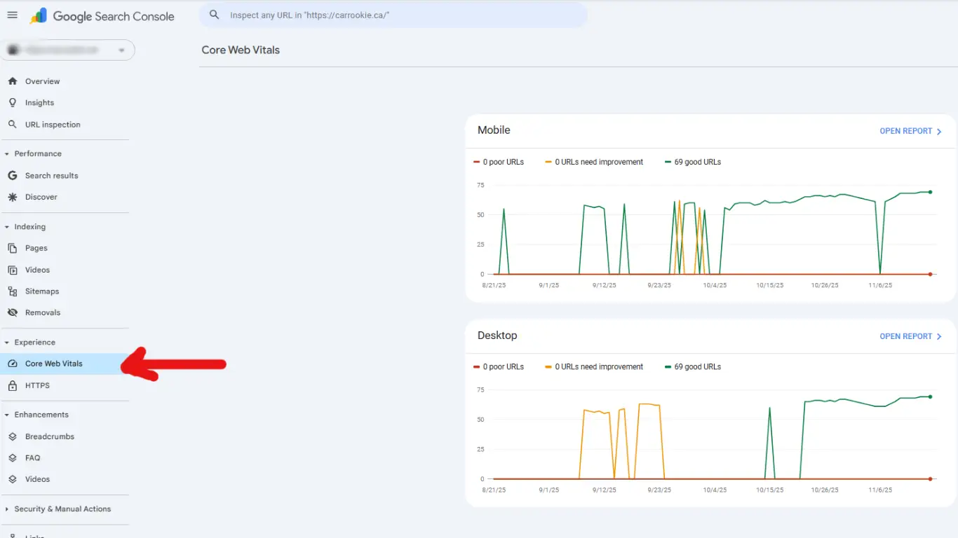 SEO tech-Core Web Vitals