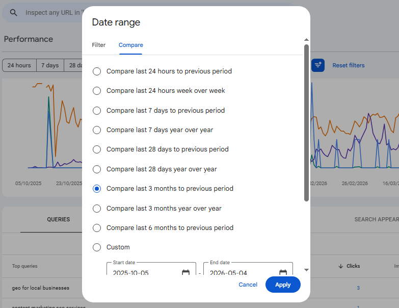 google search console features explaine
